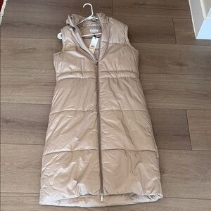 Calvin Klein Beige Puffer Vest